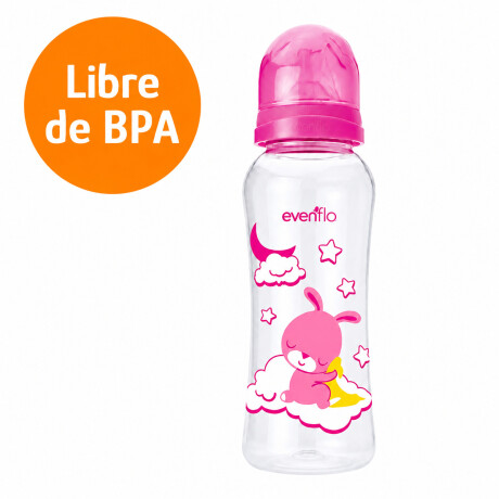 Mamadera Evenflo Dreams Bebés 3-12M 240Ml Tetina Flujo Medio Rosa