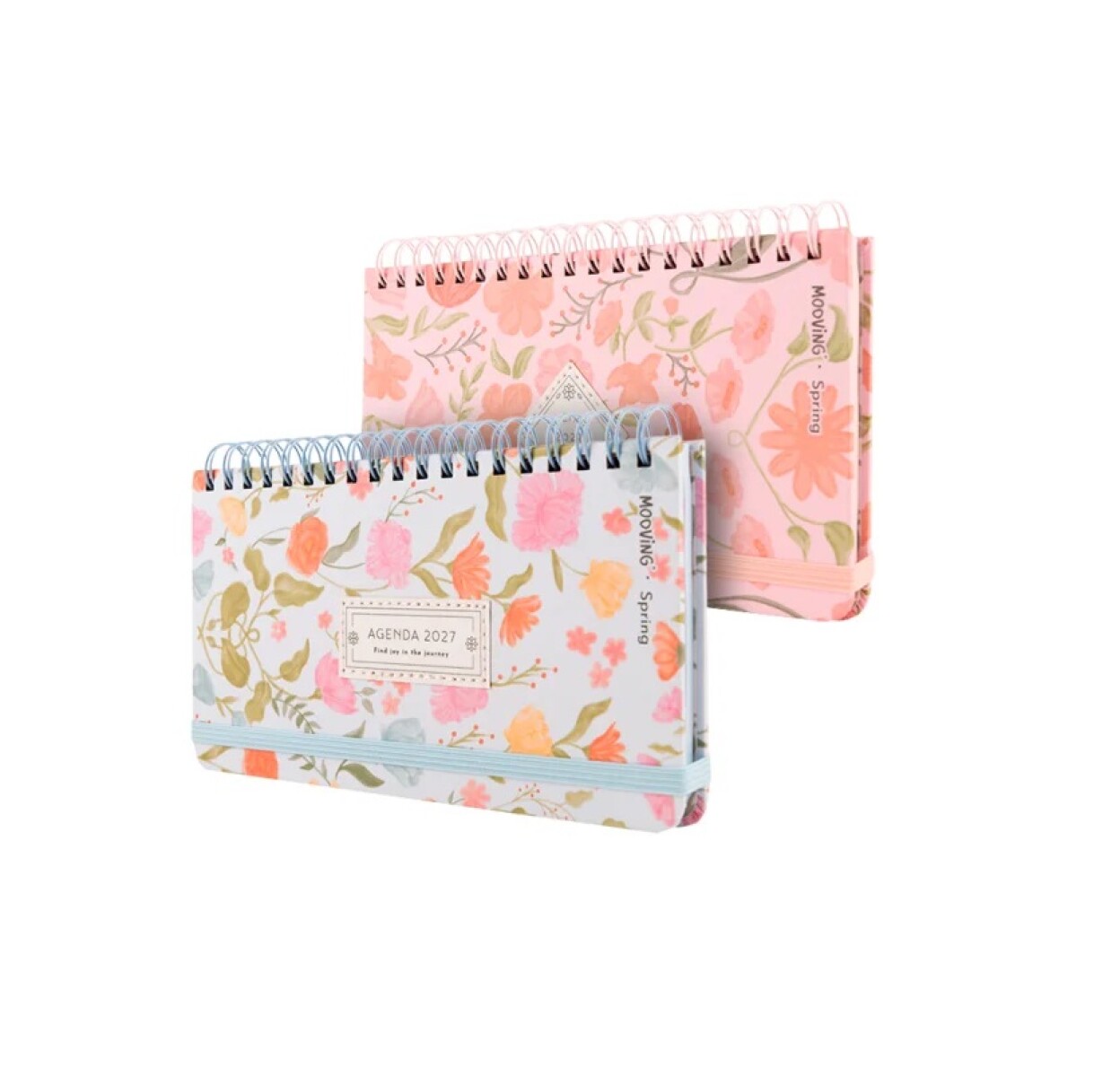 Agenda 2027 Mooving Pocket Spring Semanal 17 x 9 cm 