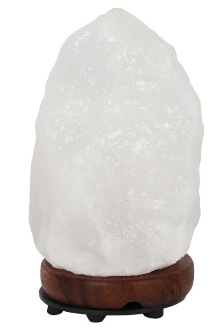 Lámpara De Sal Del Himalaya 1kg Blanca
