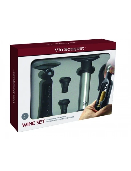 SET 4 PIEZAS ACCESORIOS PARA VINO VIN BOUQUET SET 4 PIEZAS ACCESORIOS PARA VINO VIN BOUQUET