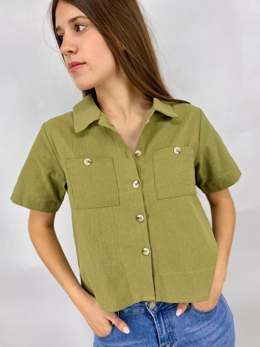 CAMISA WANNA LEONOR - VERDE 