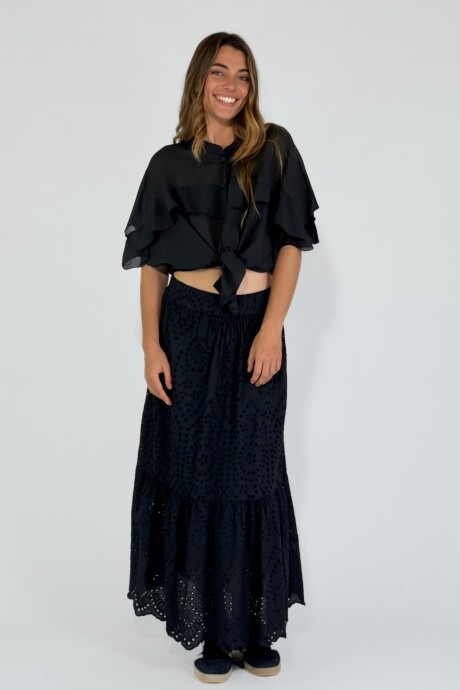 POLLERA CAMOGLI Negro