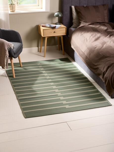Alfombra BROKKURT 120x180 verde Alfombra BROKKURT 120x180 verde