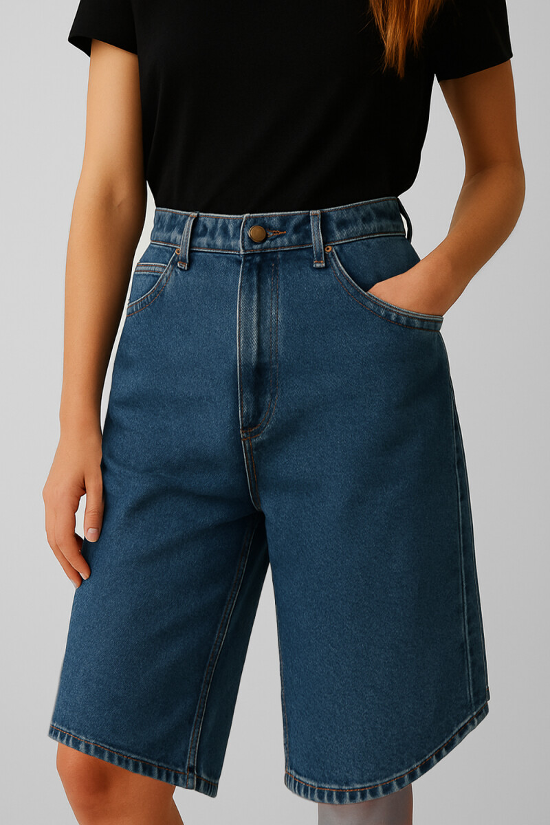 Bermuda Babilan - Azul Grisaceo 