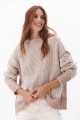 BUZO TRENZA REVERSIBLE BEIGE