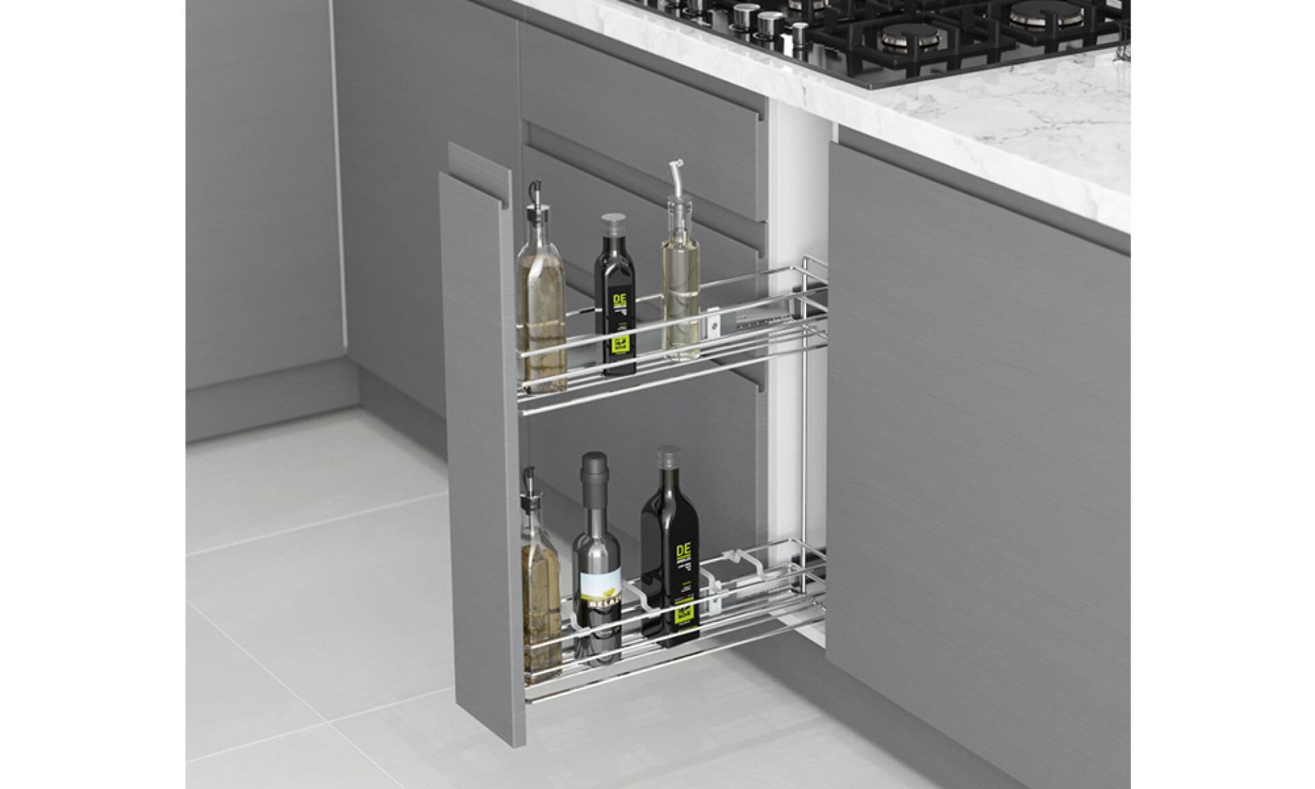 Soporte de botellas y especias 15 cm - 150-c 
