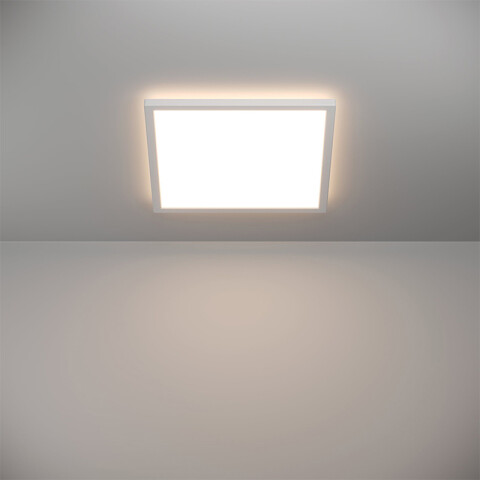 Plafón blanco IP44 LED 17,6W 3 tonos 39x39 ROVITO EG3618