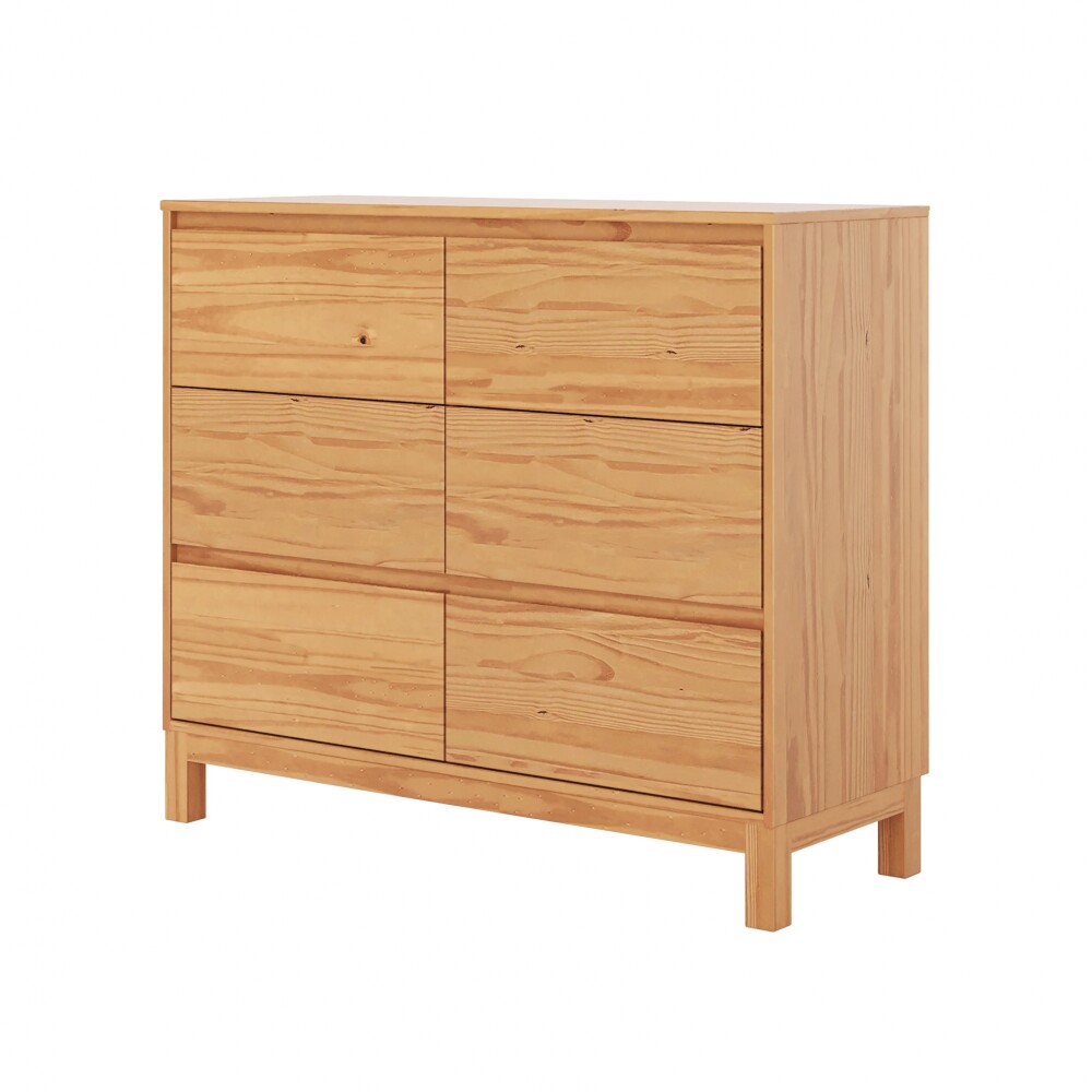 Cómoda 6 Cajones - Madera Maciza - Square Cómoda 6 Cajones - Madera Maciza - Square