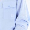 Camisa Wide Celeste