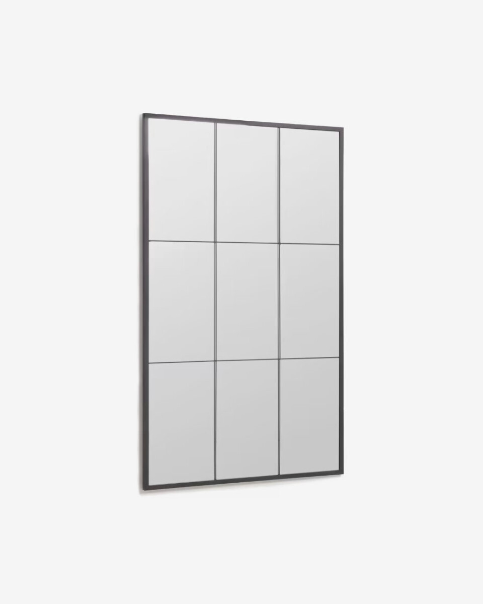Espejo de pie Ulrica de metal negro 100 x 160 cm 
