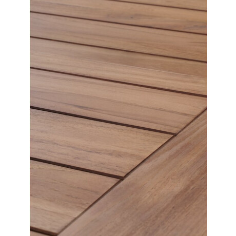 Mesa de jardín DRAMMEN A100xAl210 teca Natural