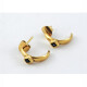Caravanas Oro 18K Y Zafiro Caravanas Oro 18K Y Zafiro