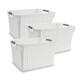 Set x3 Cesto calado G 36 x 26 x 22 BLANCO