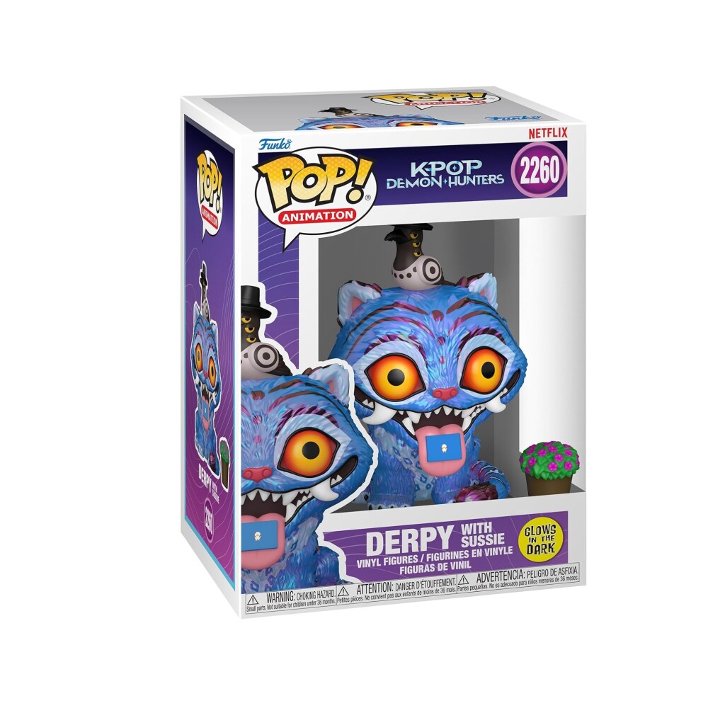 Funko Pop! KPop Demon Hunters Derpy y Sussie Glow N.º 2260 FUNKO POP! KPOP DEMON HUNTERS - DERPY Y SUSSIE (GLOW) N° 2260