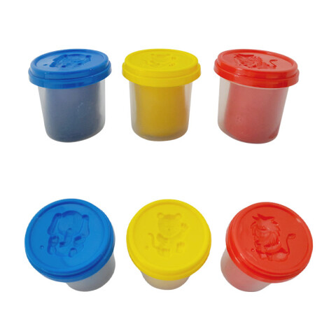 3x2 OUTLET Plasticina tricolor 3 frascos 3x2 Outlet Plasticina Tricolor 3 Frascos