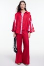 CAMISA TIRAS Rojo