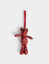 Llavero Peluche Llavero Y Charm Osito De Peluche - Rojo Medio