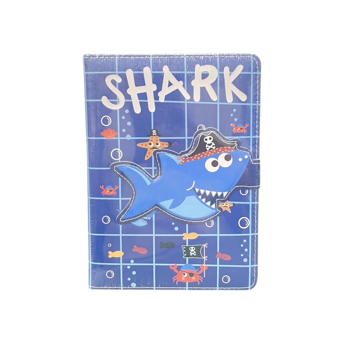 Cuaderno Cierre Magnetico - Tiburon Azul 