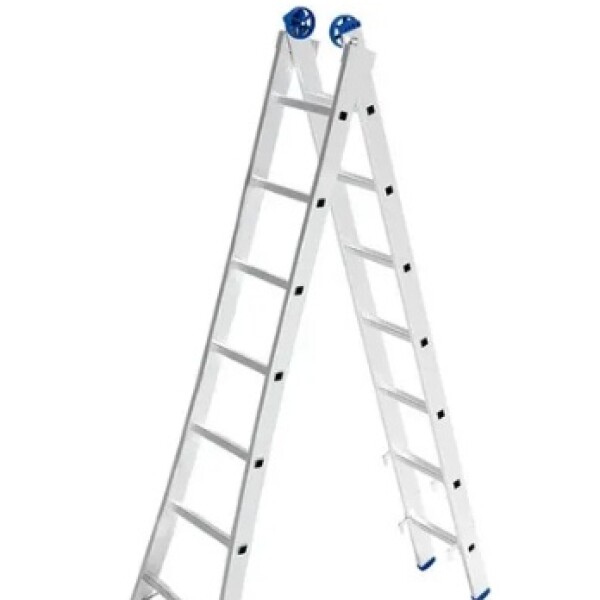 ESCALERA EXTENSIBLE 2X7 PLATEADO
