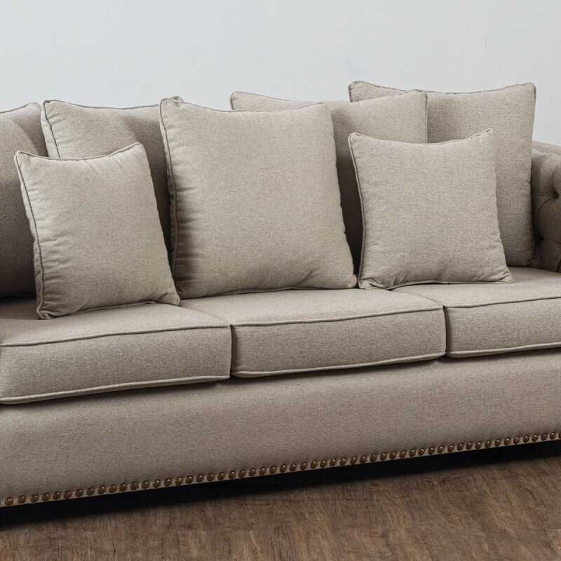 (CD) SOFA 3 PUESTOS MARIANA - CRUDO 305530 Unica