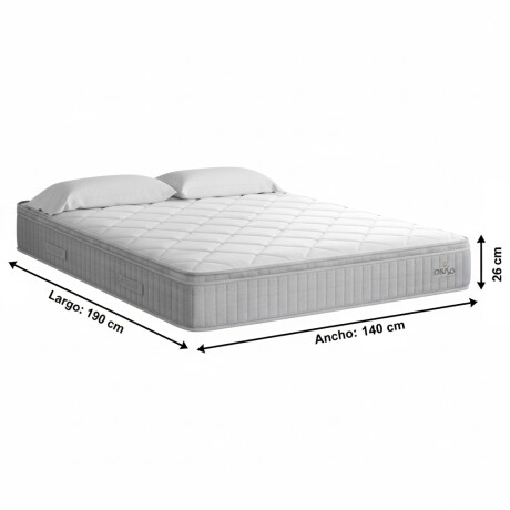 COLCHÓN DOS PLAZAS BIOTERAPIA ESPUMA Y RESORTES - ALTURA 26CM COLCHÓN DOS PLAZAS BIOTERAPIA ESPUMA Y RESORTES - ALTURA 26CM