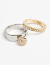 Sets Anillos Metal Set Anillos Bicolor - Combinacion Bicolor