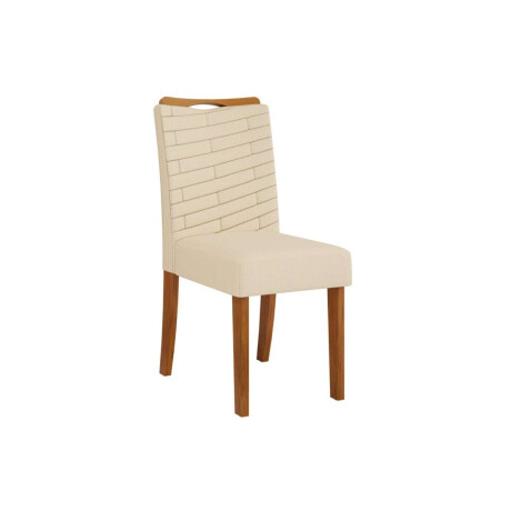 Silla Julia tapizada Linea Milan Blanca