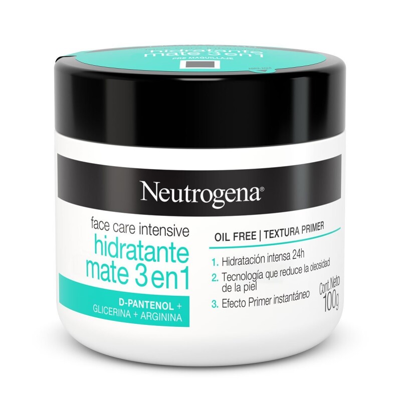 Neutrogena Face Care Hidratante Mate 3en1 100grs Neutrogena Face Care Hidratante Mate 3en1 100grs