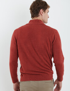 470415 REMERA HARRINGTON LABEL Naraja Melange