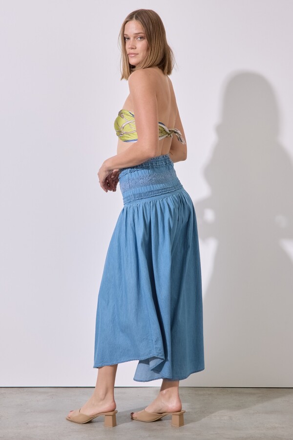 Falda Maxi Denim JEAN