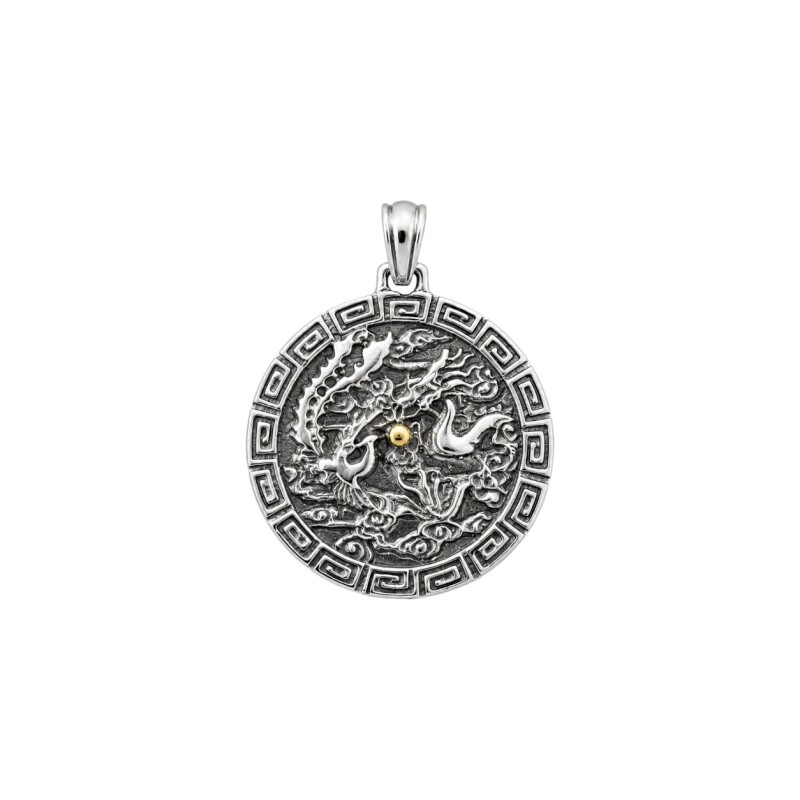 Dije Dragón - Plata y Oro - Sin Piedra CP8812 sinpiedra