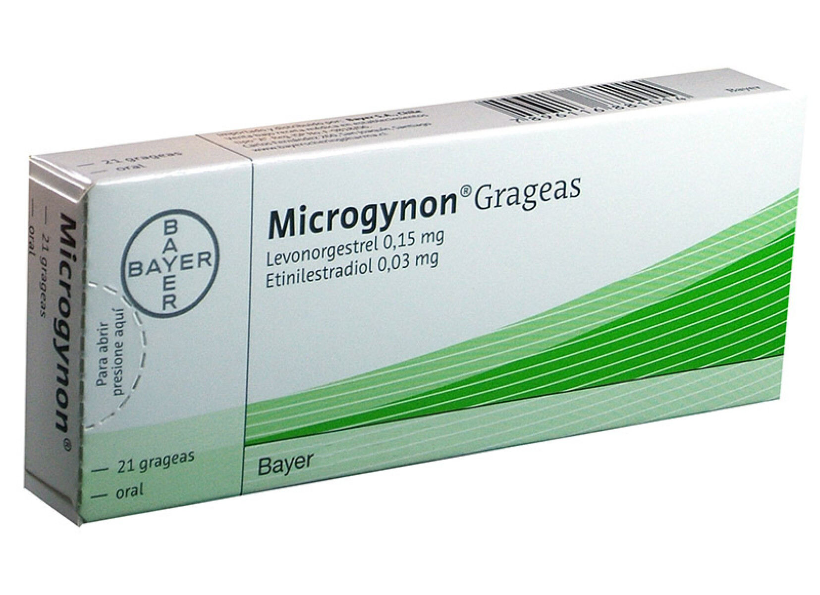 Microgynon Anticonceptivas 21 grageas 