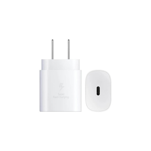 Ficha Samsung carga rápida USB Tipo-C 25W color blanco Ficha Samsung Carga Rápida Usb Tipo-c 25w Color Blanco