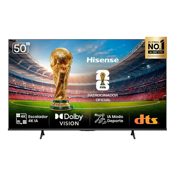 Smart Tv Hisense 50" 50a6n Ultra Hd 4k TV 50 HISENSE 4K 50A6N