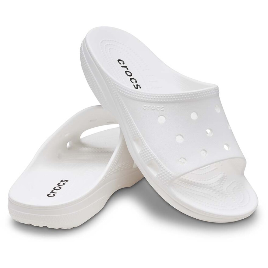 Sandalias Crocs Saturday Slide W Mujer White