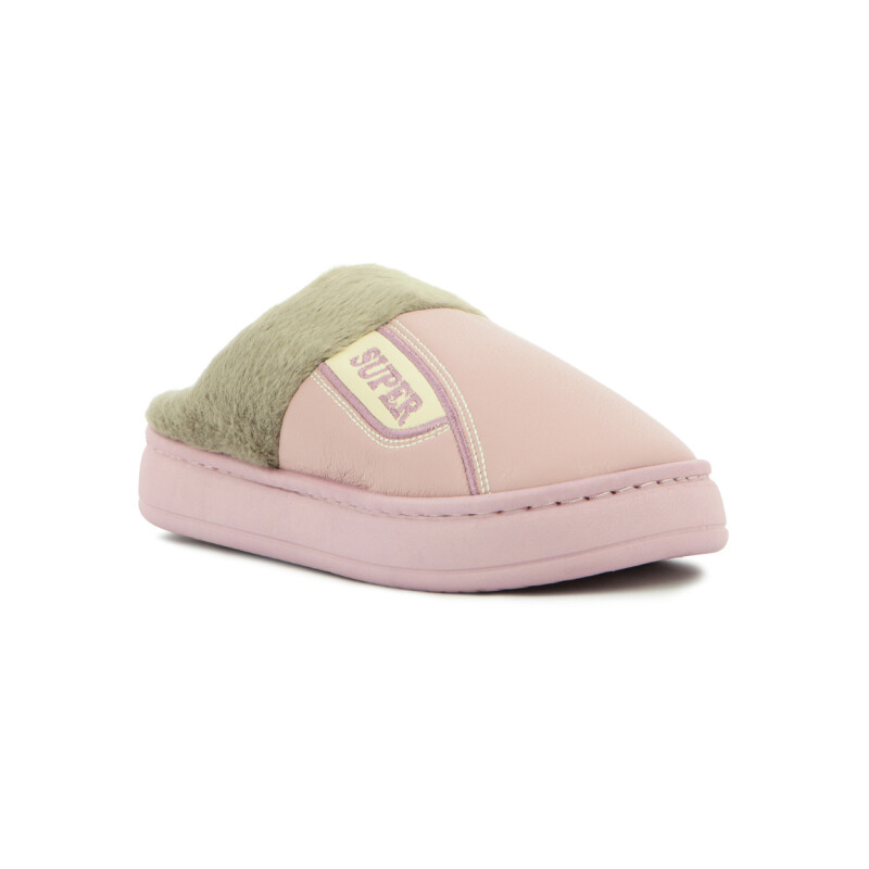 Dortex Pantufla Pu + Corderito Rosa Viejo