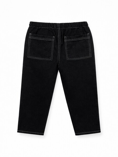 PANTALON SABAN NEGRO