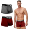 Boxer de Hombre KristoBelga BOXER Pack X 2 Rojo Ladrillo - Gris