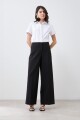 Pantalón sastrero wide leg negro