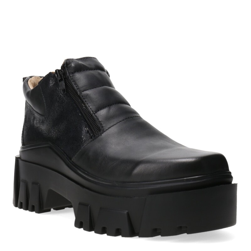 Zapatos de Mujer Miss Carol HAI de cuero con cierre lateral Negro