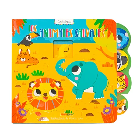 Libro Infantil con Solapas los Animales Salvajes 001