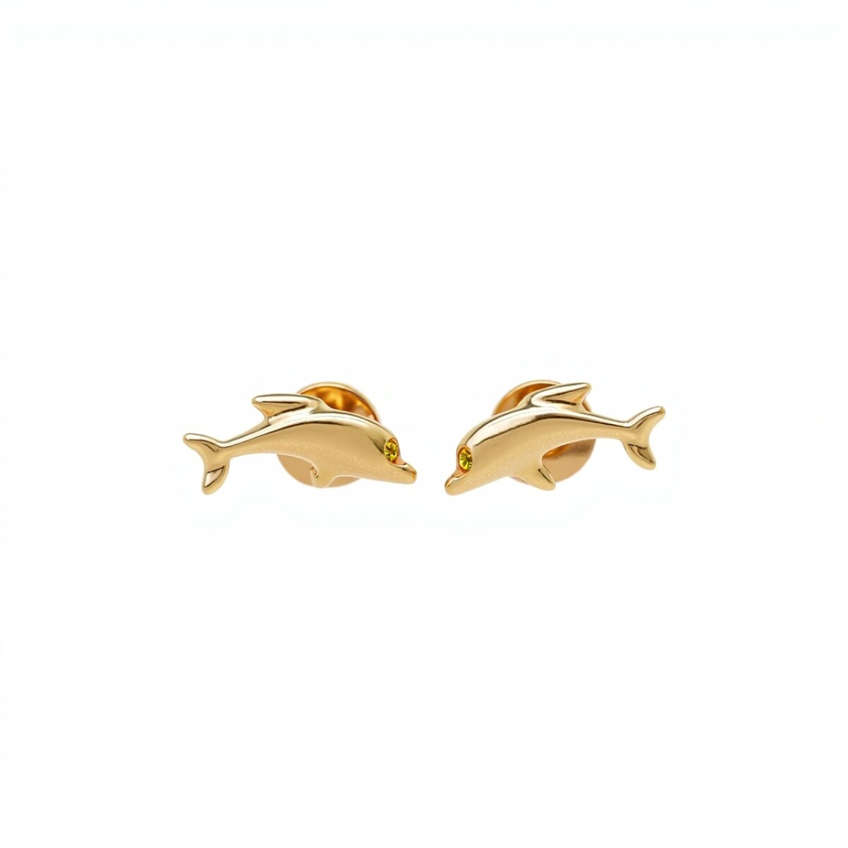 Abridores Delfin-Oro Bajo-Sin piedra-AB8000 - sinpiedra 