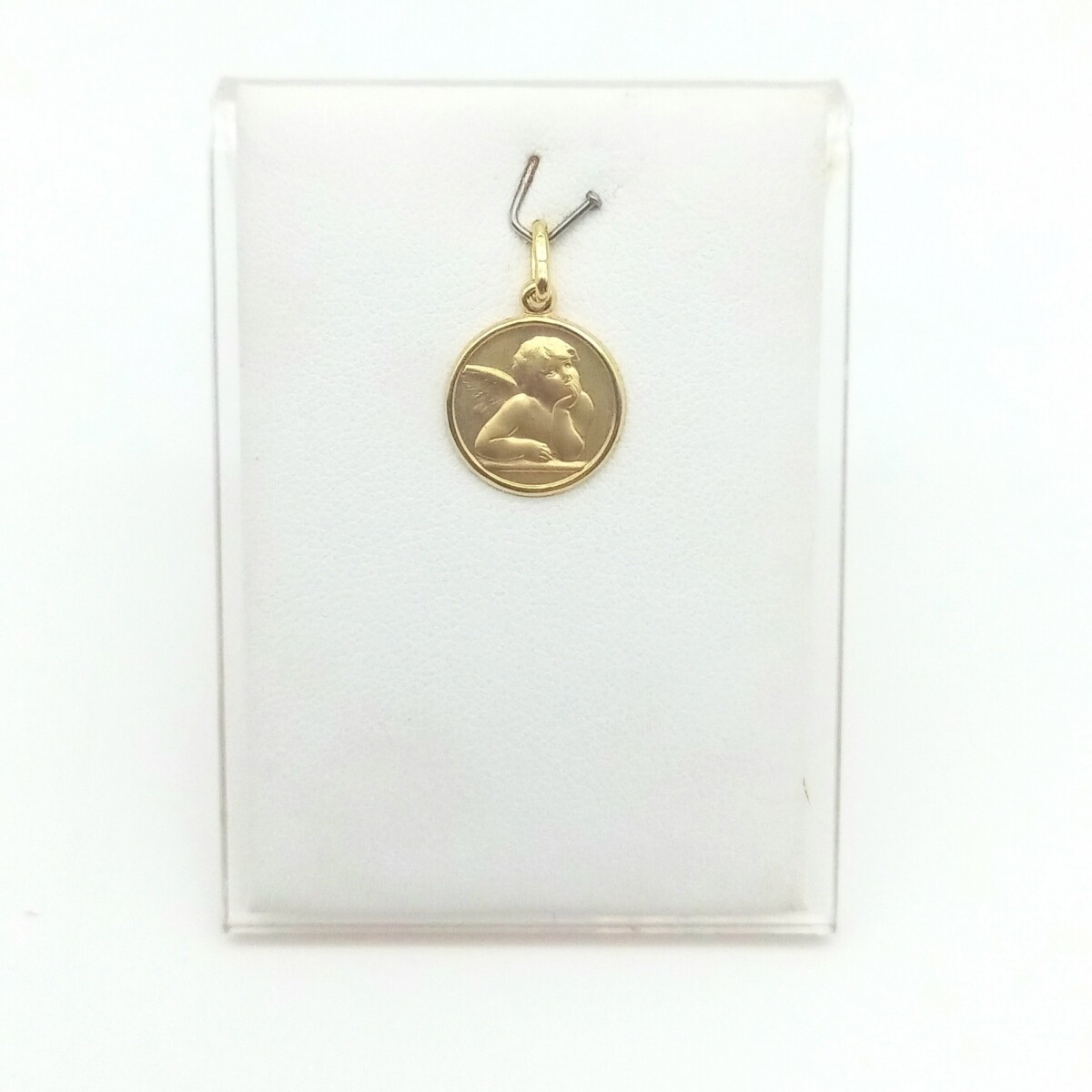 Medalla religiosa de oro 9 ktes, ANGEL RAFAEL. 