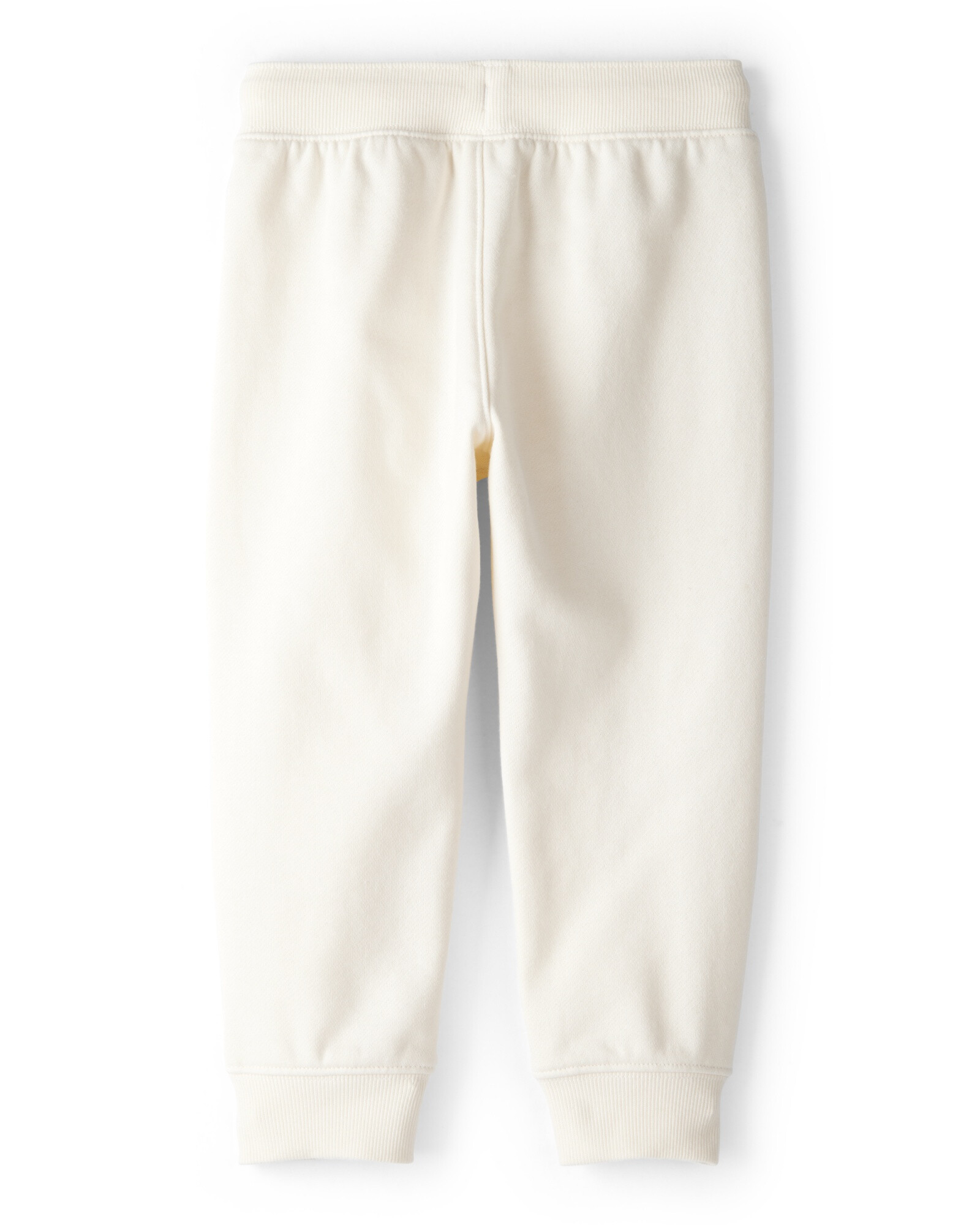 Pantalón deportivo de algodón, marfil Sin color