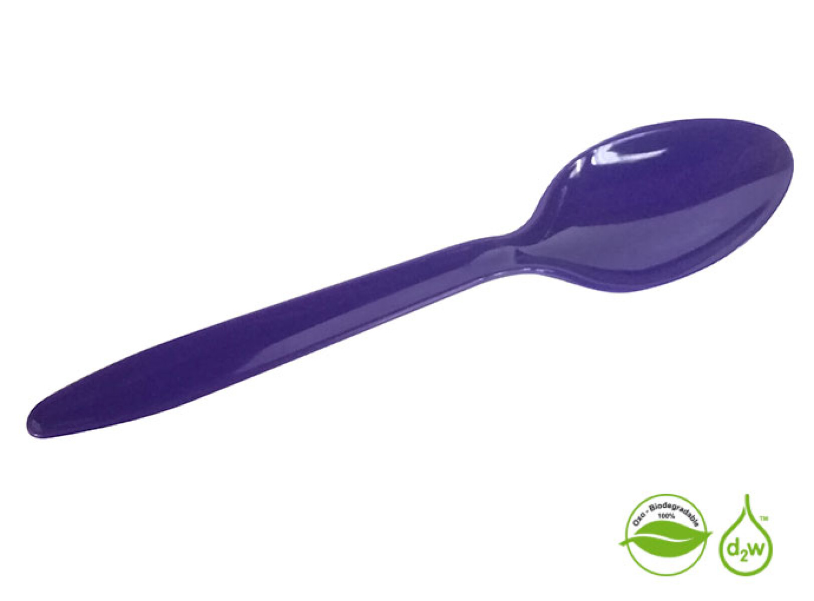Cuchara Biodegradable x10 Unidades - Morado 
