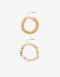 Pulseras Flexibles Sets Metal Set Pulseras Flexibles Metal - Dorado