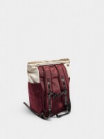 Mochila De Nylon Con Fruncido crudo