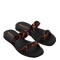 Sandalia de Mujer Ipanema Glow Trendy Slide Ad Negro - Marrón