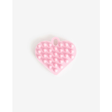 Masajeador Capilar Con Forma De Corazón Rosa Claro