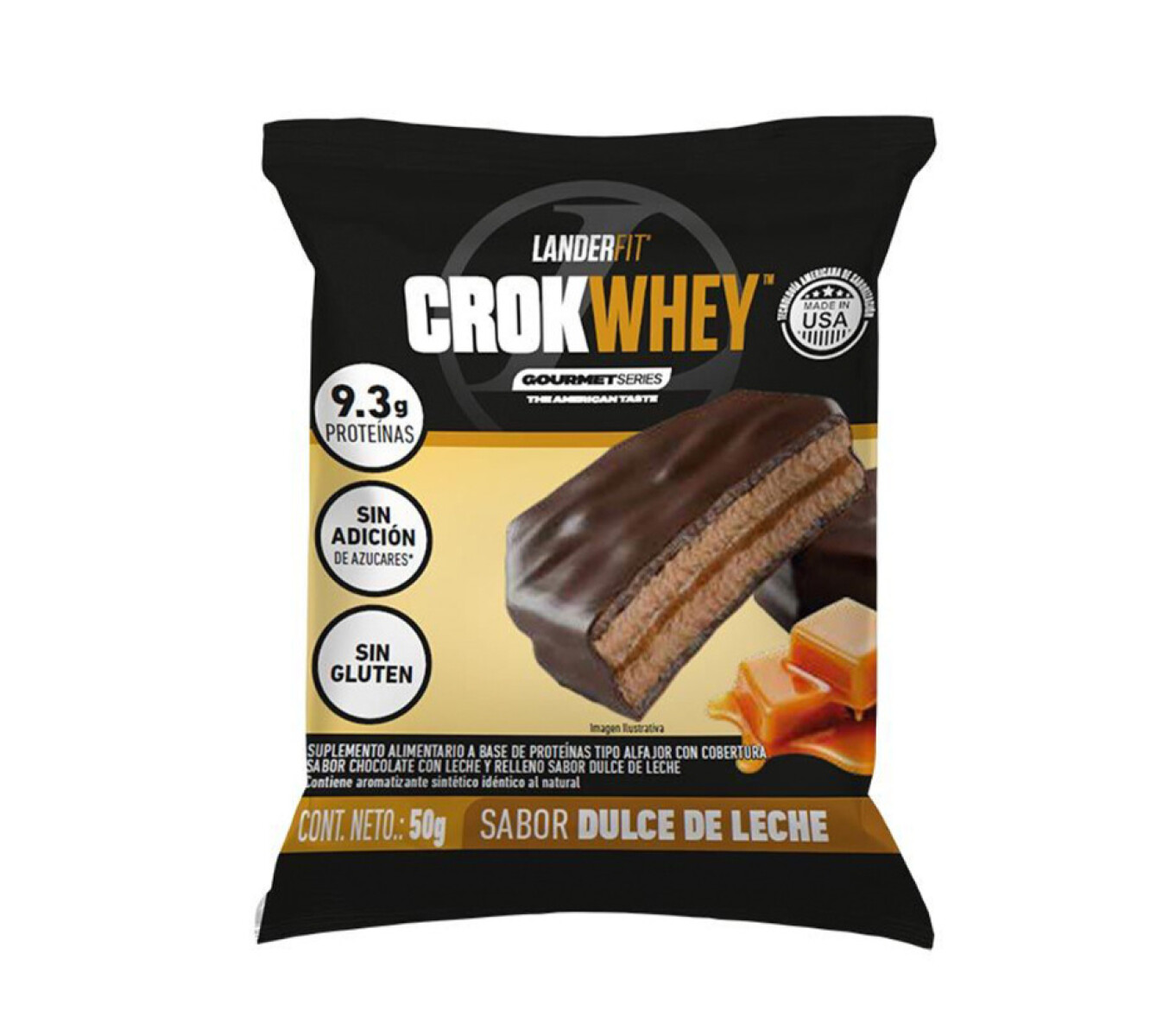 CROKWHEY DULCE DE LECHE UNID 